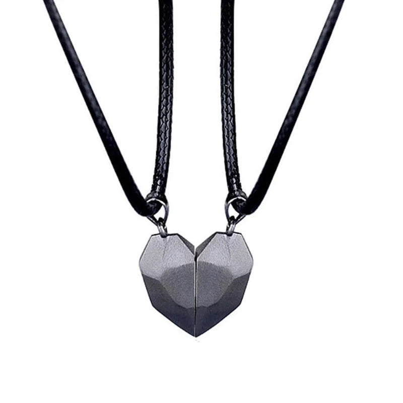 Pulse of Love: Magnetic Couple’s Necklace