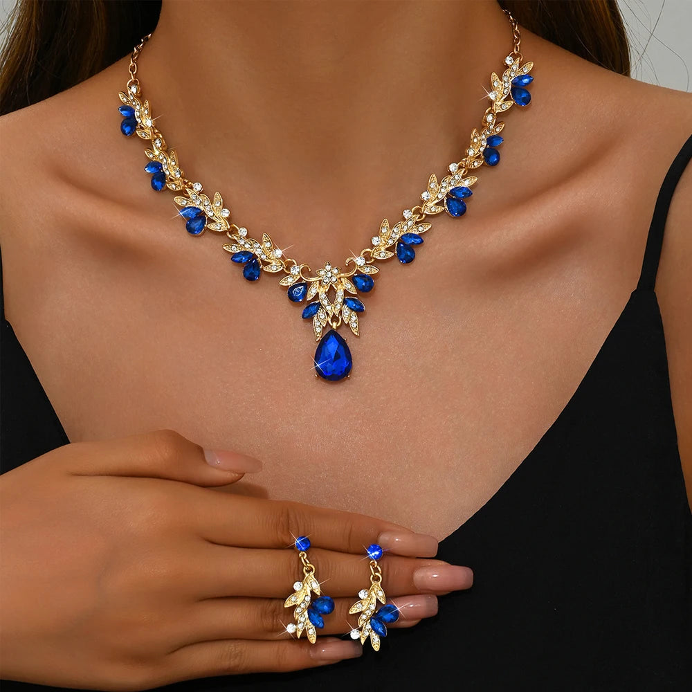 Zentiq "Bridal Elegance" Sapphire Set