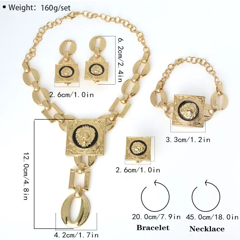 Zentiq Heritage Bloom Gold Plated Set