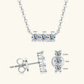 Moissanite Brilliance: Jewelry Set