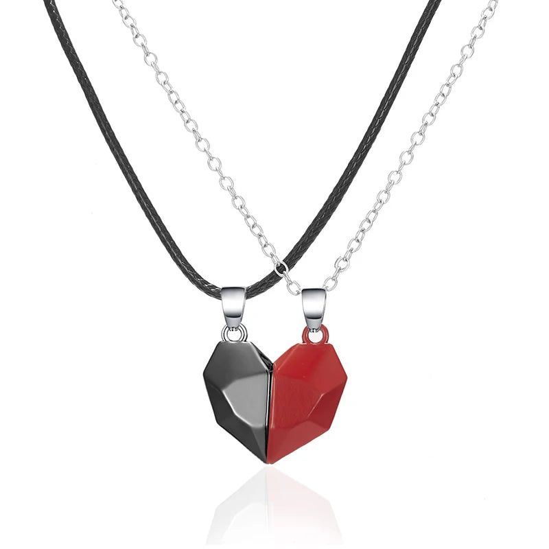 Pulse of Love: Magnetic Couple’s Necklace