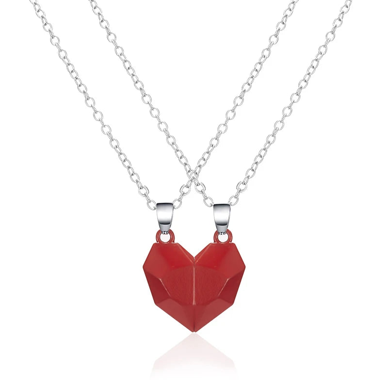 Pulse of Love: Magnetic Couple’s Necklace
