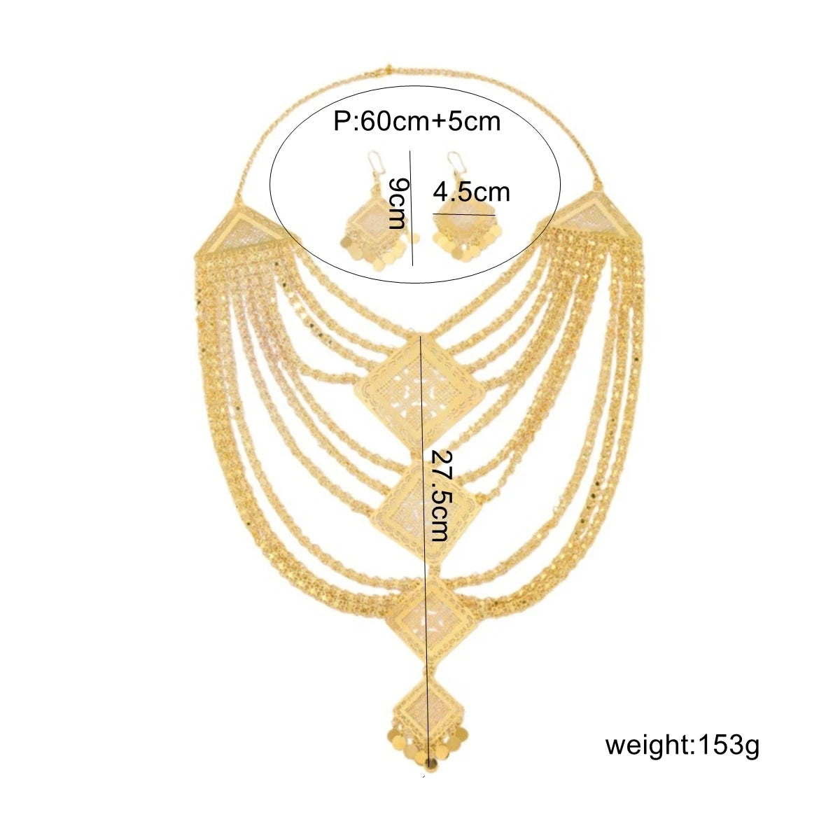 Zentiq Golden Lattice Geometric Set