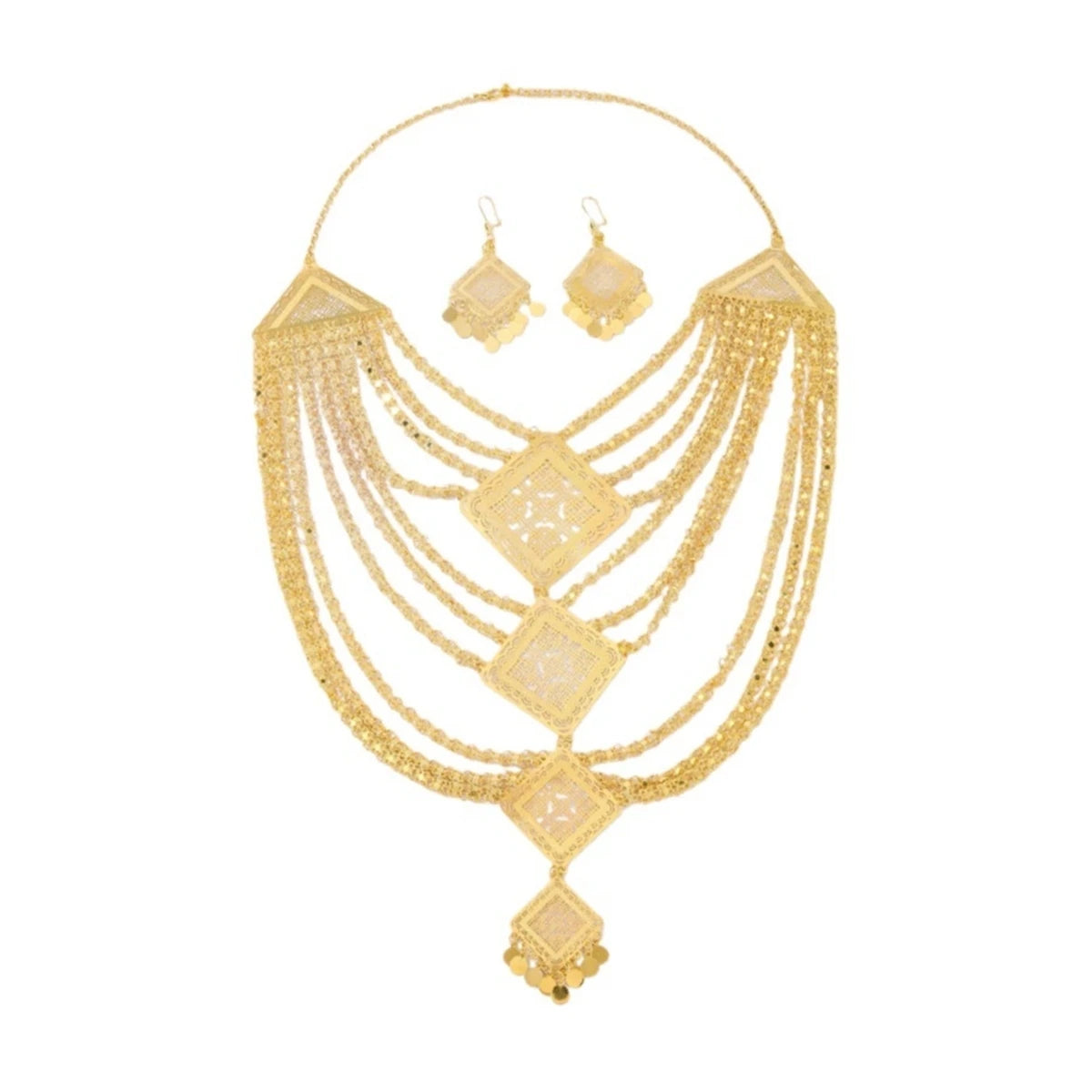 Zentiq Golden Lattice Geometric Set